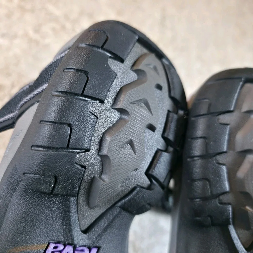Teva Tirra Womens Sport Sandals Size 9 Black Grey Purple Hiking Strappy 4266 NEW